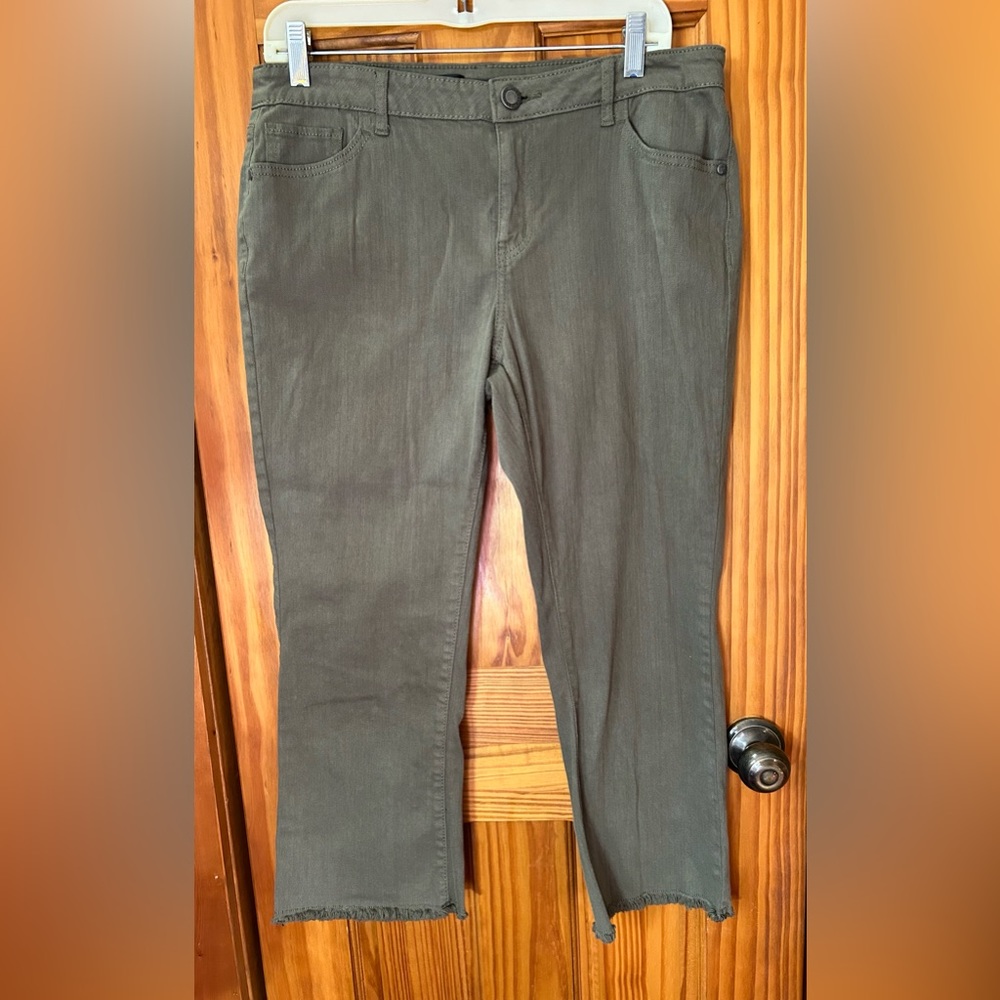 Simply Vera VERAWANG denim - size 10 - green
